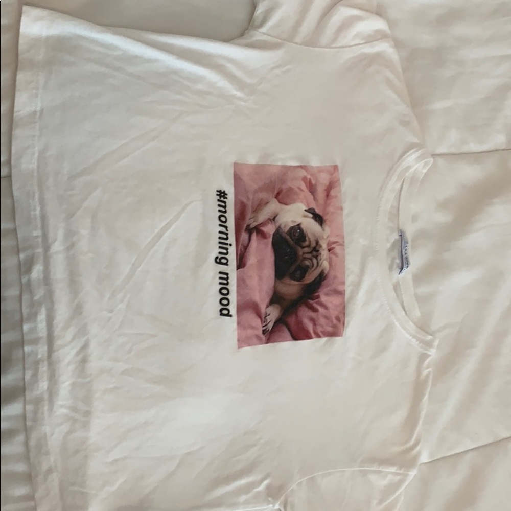 Printed crop t-shirt